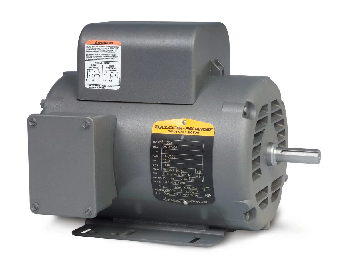 Baldor Single-Phase ODP Motors