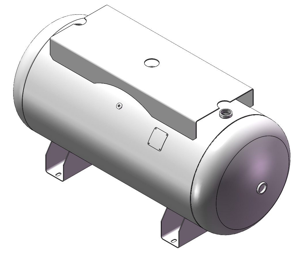 Manchester Tank Horizontal Receiver Tank